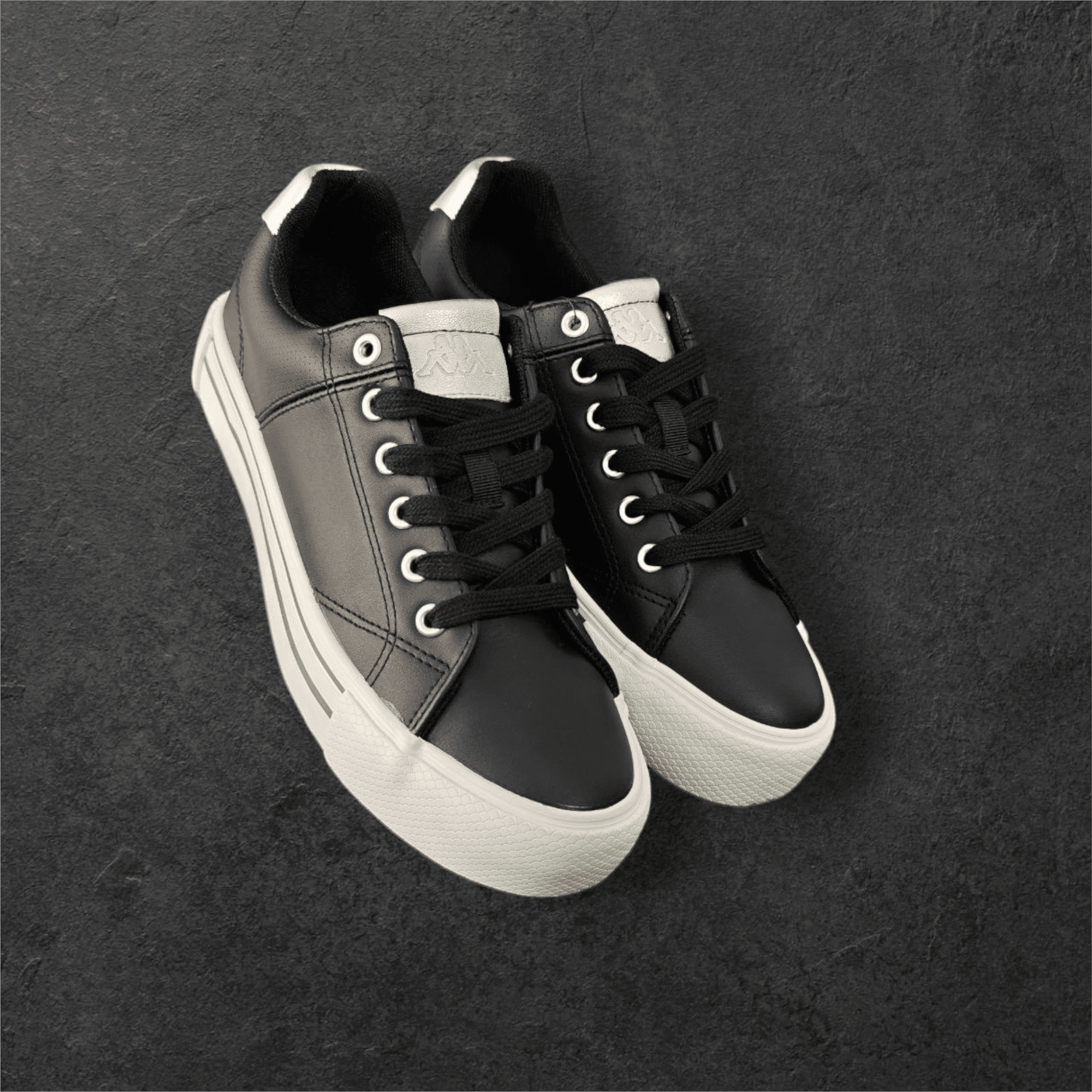 Kappa Sneakers Noires & Blanches