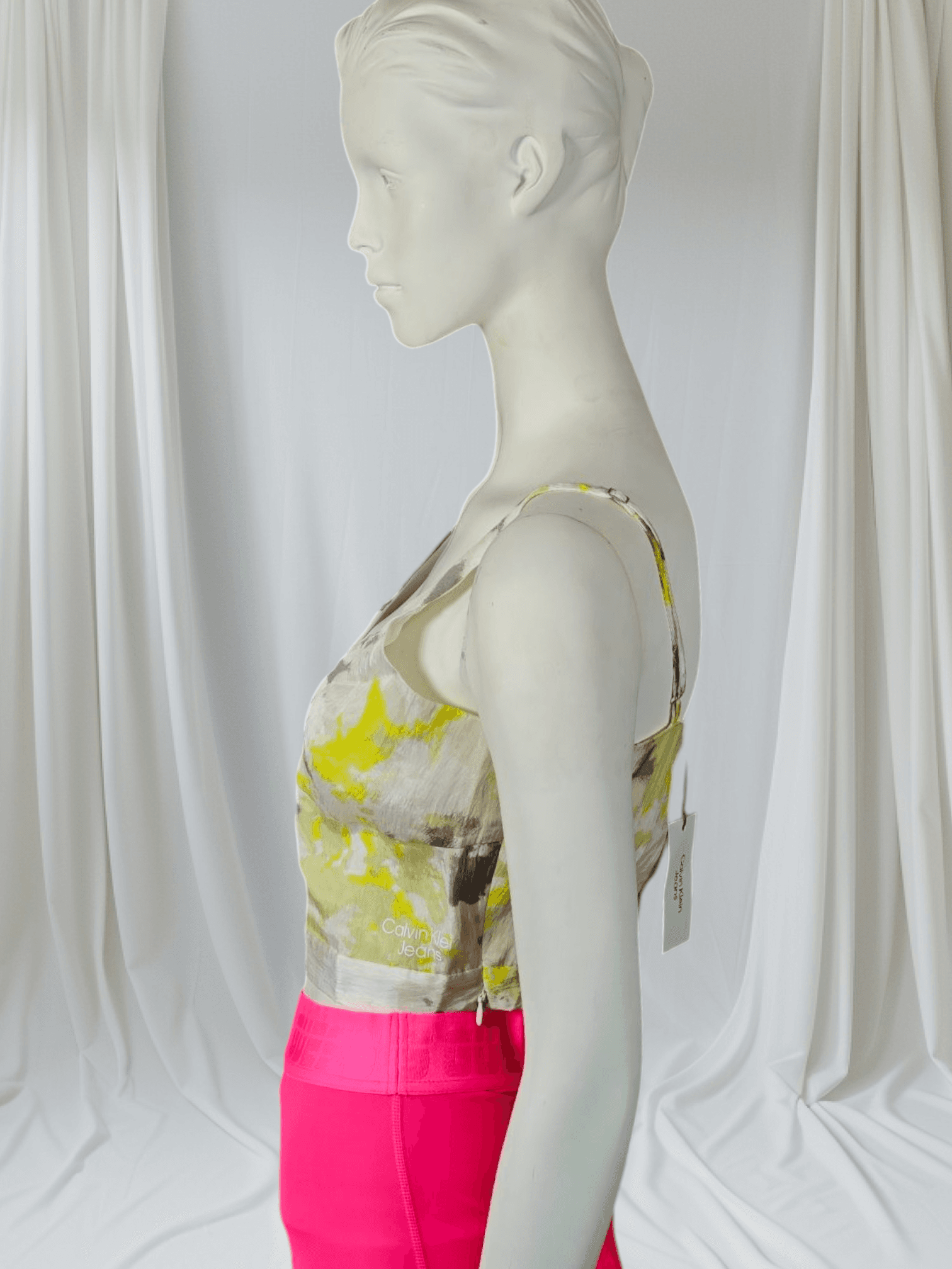 Calvin Klein Jeans – Glazed Fabric Tank Top