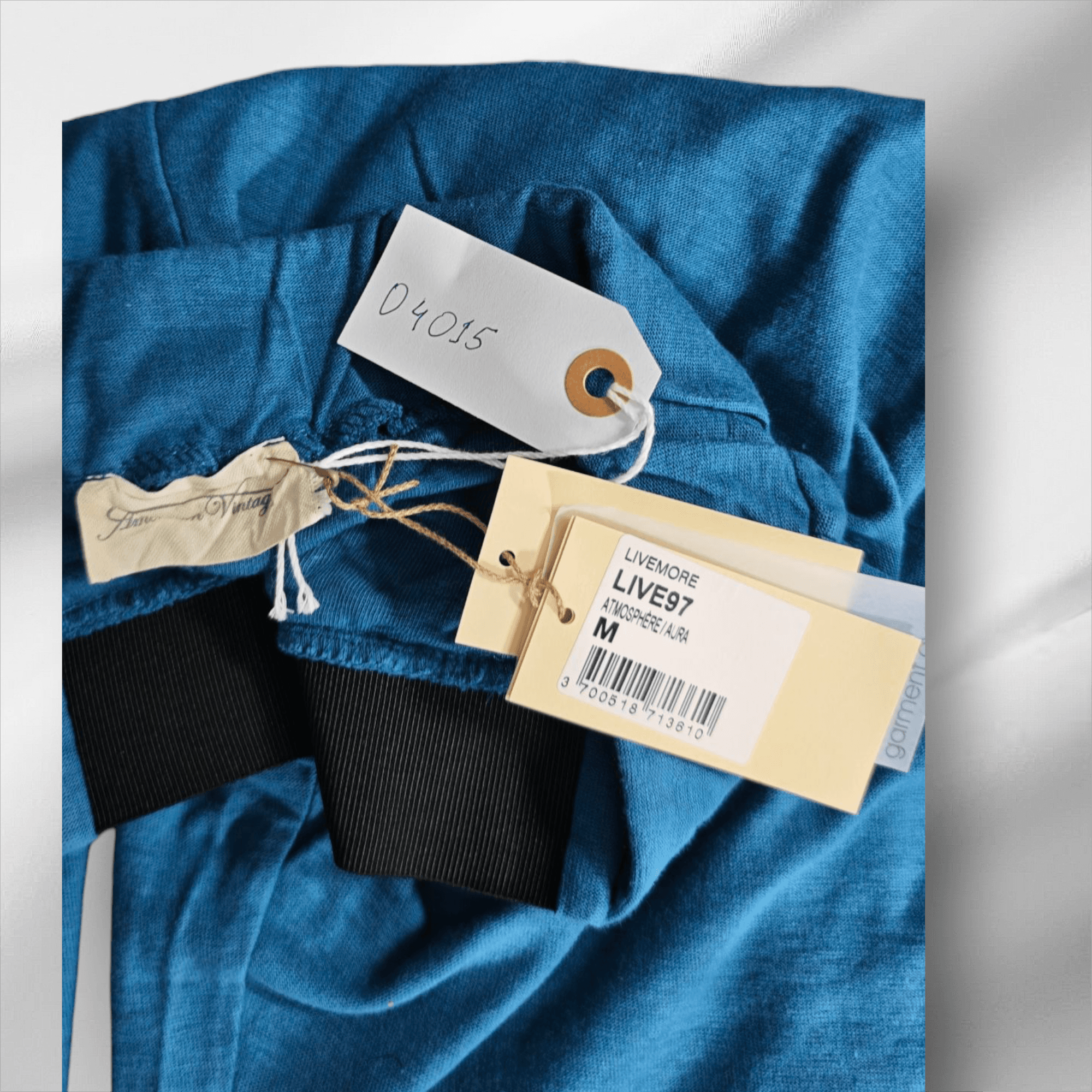 Américain Vintage – Pantalon casual à taille élastique et zip